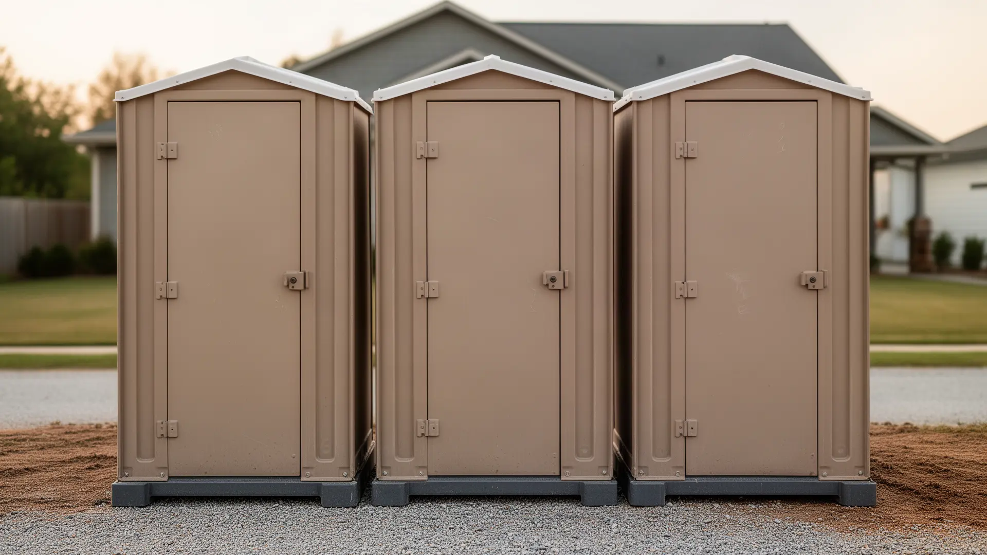 Clean porta potty unit from Jordan Brothers Porta Potty Rental in Newton, MA